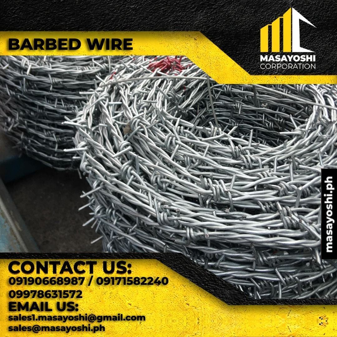 Barbed Wire Gauge 12 (2.7mm) Barb Wire Security Fence Bobbed Wire