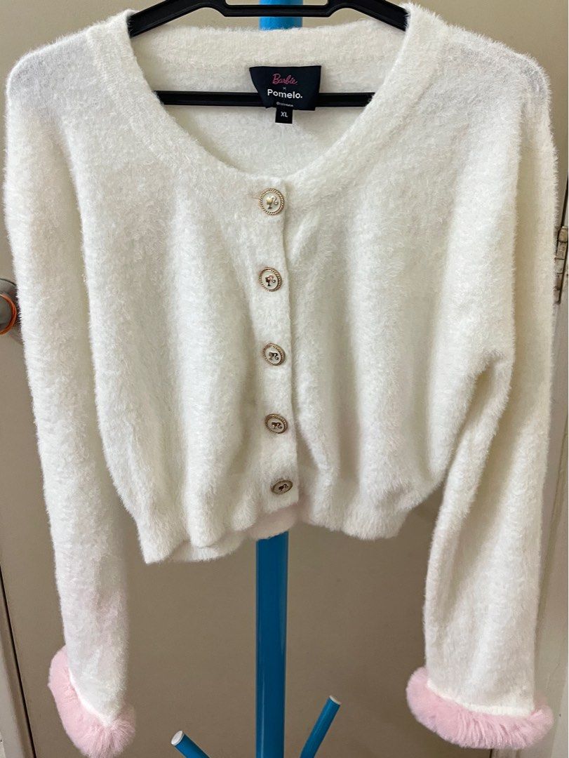 Barbie X Pomelo Cardigan, Women's Fashion, Coats, Jackets and Outerwear