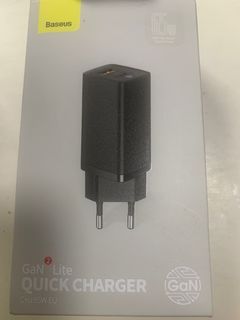 Baseus GaN 2 Lite 65W Quick Charger brand new in box