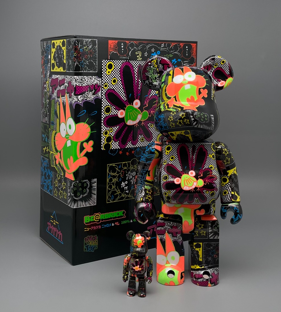 BE@RBRICK ニューアカツカ ニャロメ＆べし 100％ & 400％