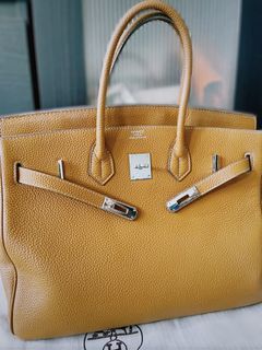 Luxe By Ni - LIKE New Birkin 30 Gold Togo GHW (Stamp A) Full Set