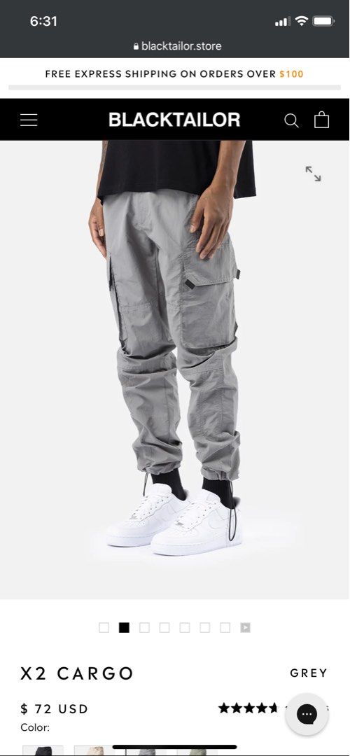 BLACKTAILOR X2 Cargo Pants size 34, Men's Fashion, Bottoms, Trousers on  Carousell