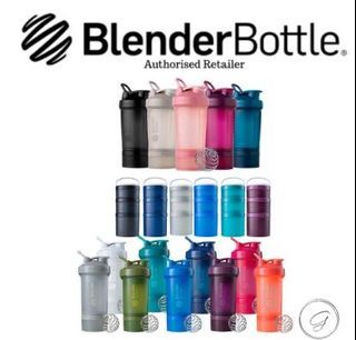 Blender Bottle, ProStak, Cyan, 22 oz, 650 ml