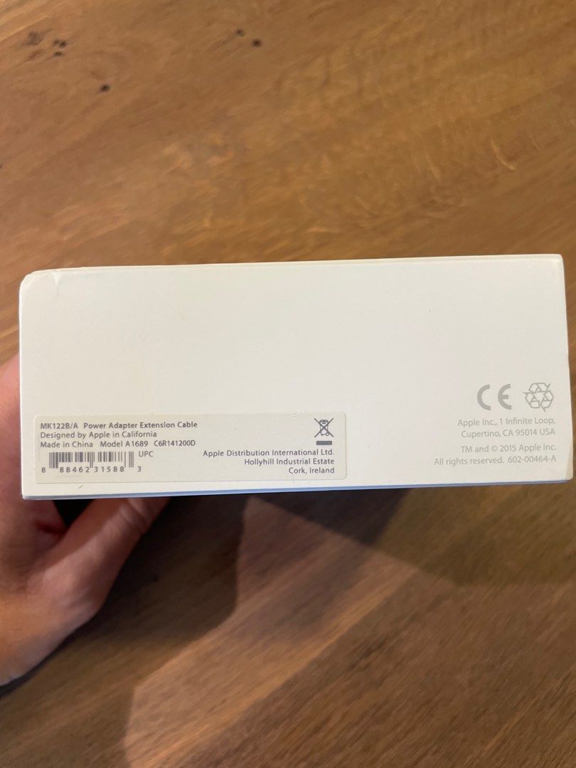 BNIB Apple Power Adapter Extension Cable, Mobile Phones & Gadgets
