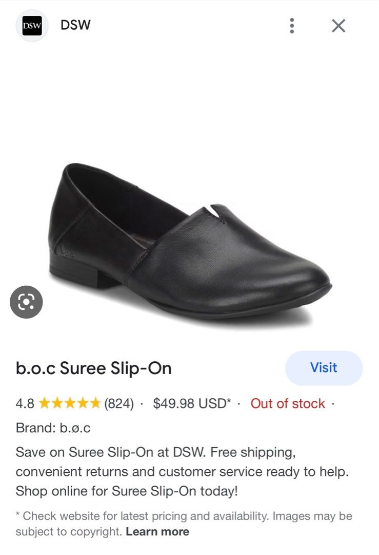 B.O.C. by Born Suree, Womens Slip On Casual Shoes