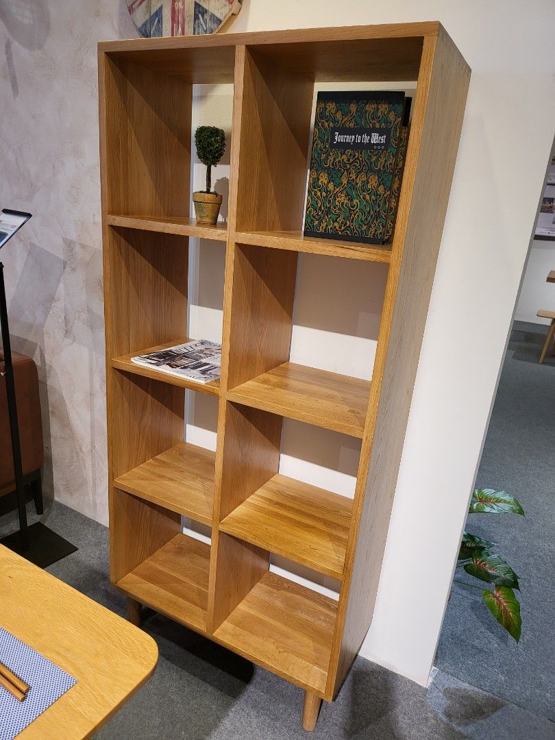 Book Shelf Tall Solid Wood 70cm wide x 150cm tall