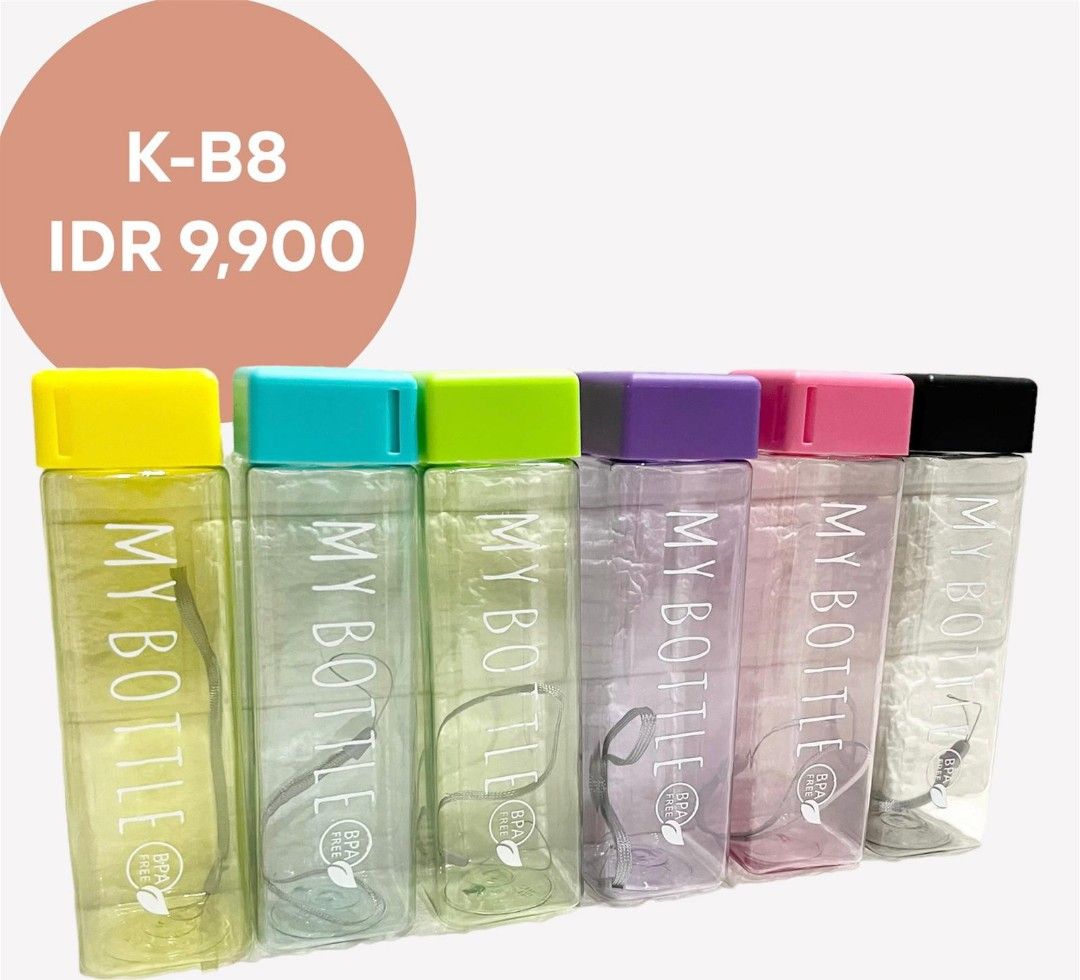 Beli 1 Gratis 1 Cuci Gudang Botol Minum My Bottle Kotak Warna Kuning Tumbler Impor Kitchen 4397