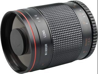 Bower 500mm f/8 Telephoto Mirror Lens with Macro (T-mount)