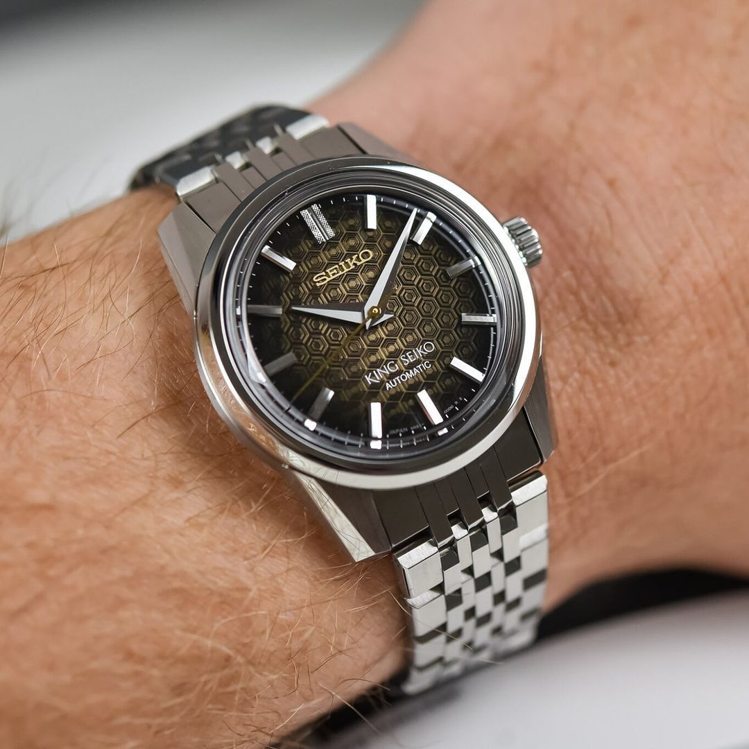 Brand New King Seiko Automatic Kikkoumon Dial Limited Edition