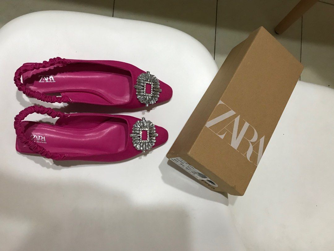 brand new zara shoes size 40, Fesyen Wanita, Sepatu di Carousell