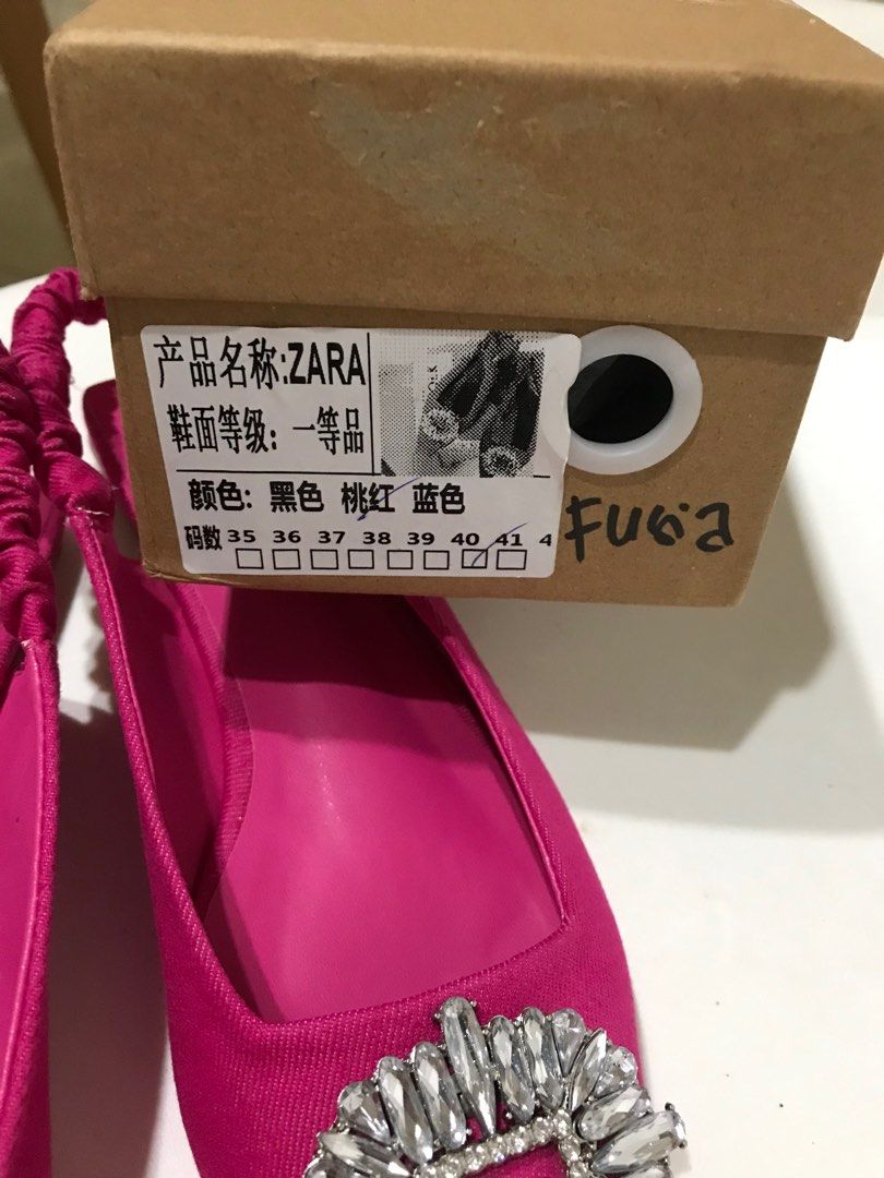 brand new zara shoes size 40, Fesyen Wanita, Sepatu di Carousell