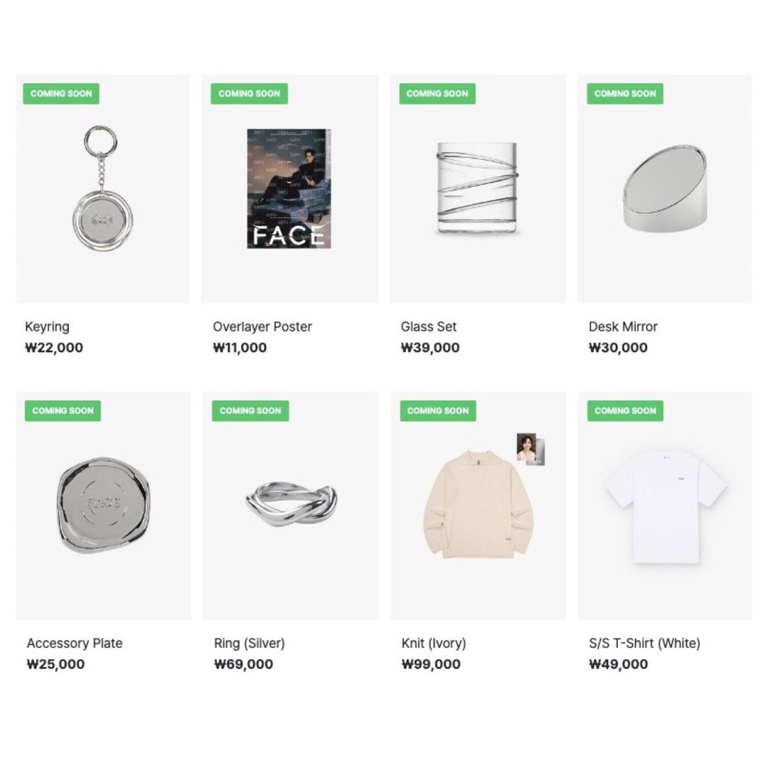 BTS Jimin Face official merch #KEMASRAYA, Hobbies & Toys