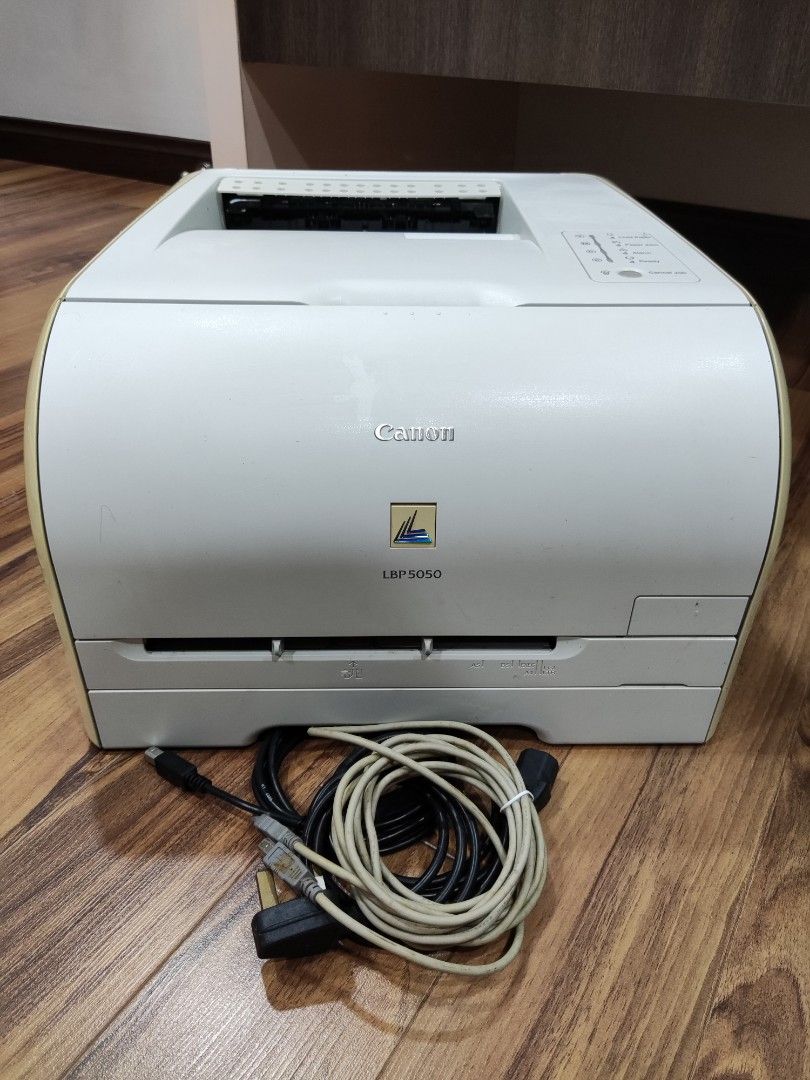 Illustrer største Tidlig Canon LBP5050 Colour Laser Printer, Computers & Tech, Printers, Scanners &  Copiers on Carousell
