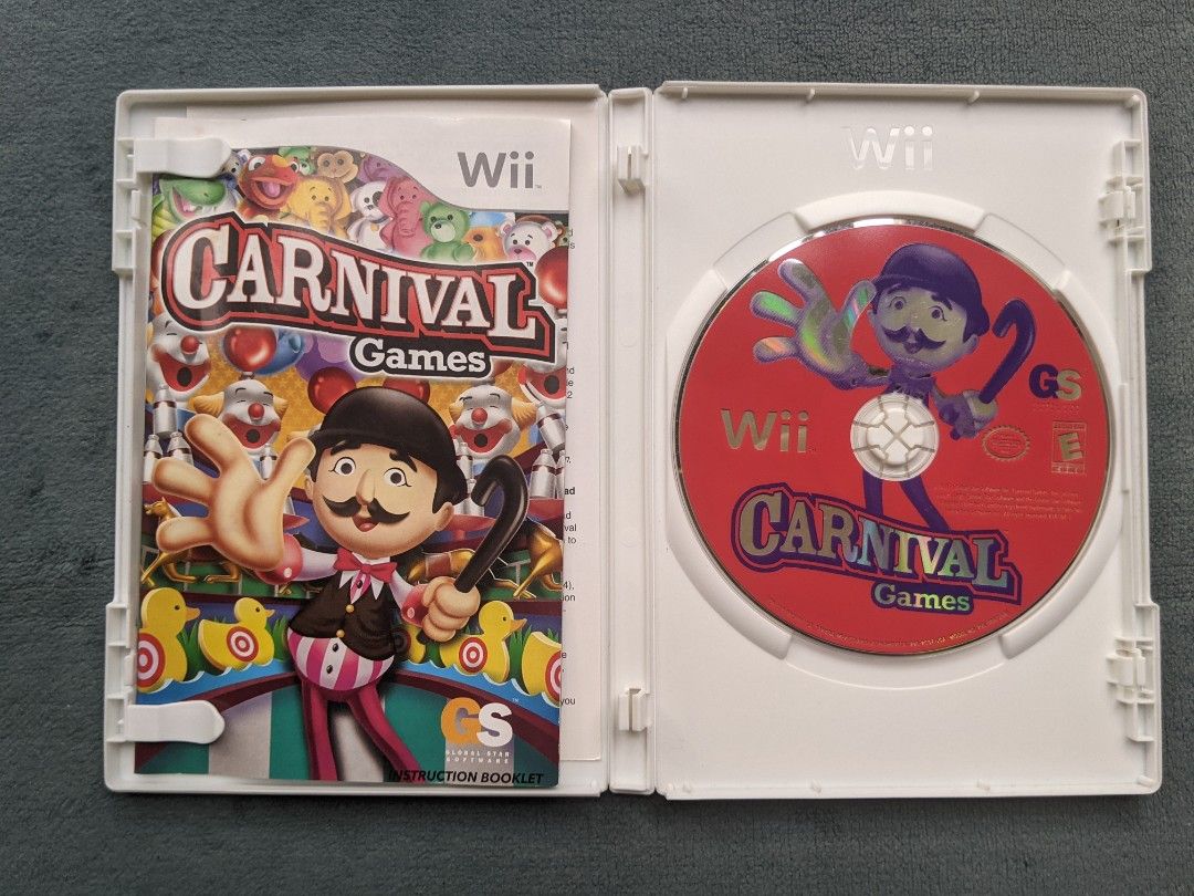 Carnival Games Wii Original DVD, Video Gaming, Video Games, Nintendo on