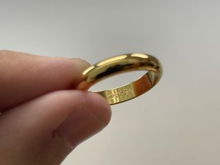 Cartier plain online gold ring