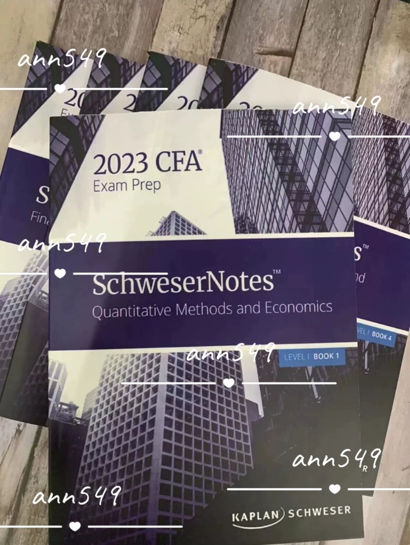 大特価放出！ 【新品】2023CFA Level1 Schweser Note & Sheet 参考書