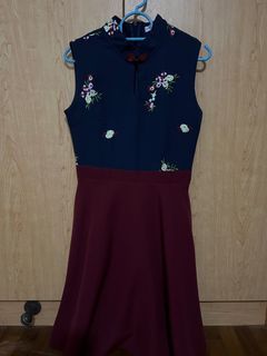 Cheongsam Dress with embroidery