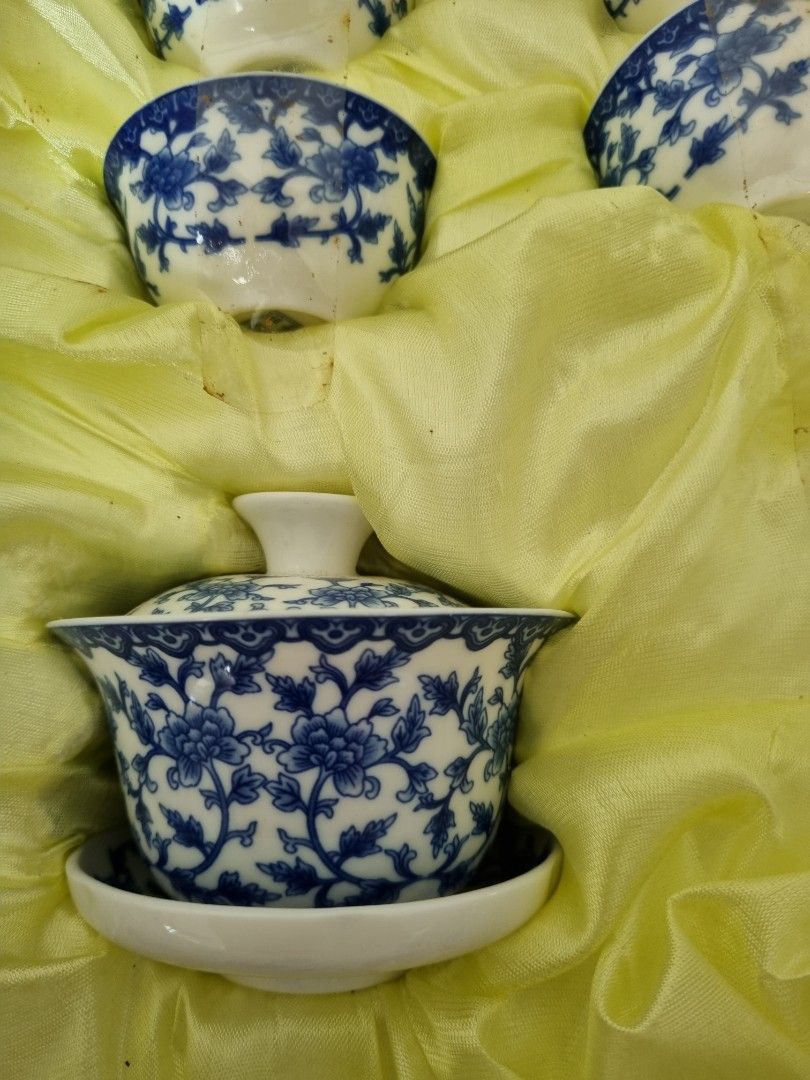 Chinese porcelain tea set, Furniture & Home Living, Kitchenware