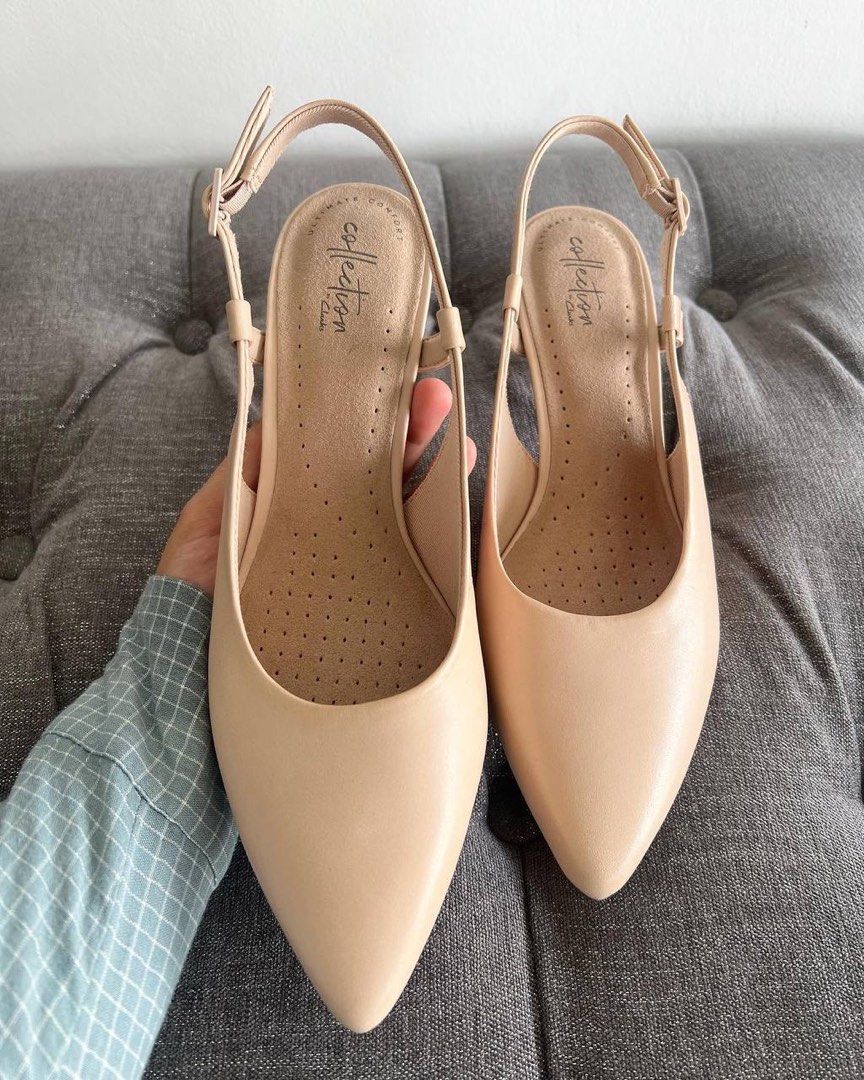 Clarks Linvale Loop Light Pink Women s Fashion Footwear Heels