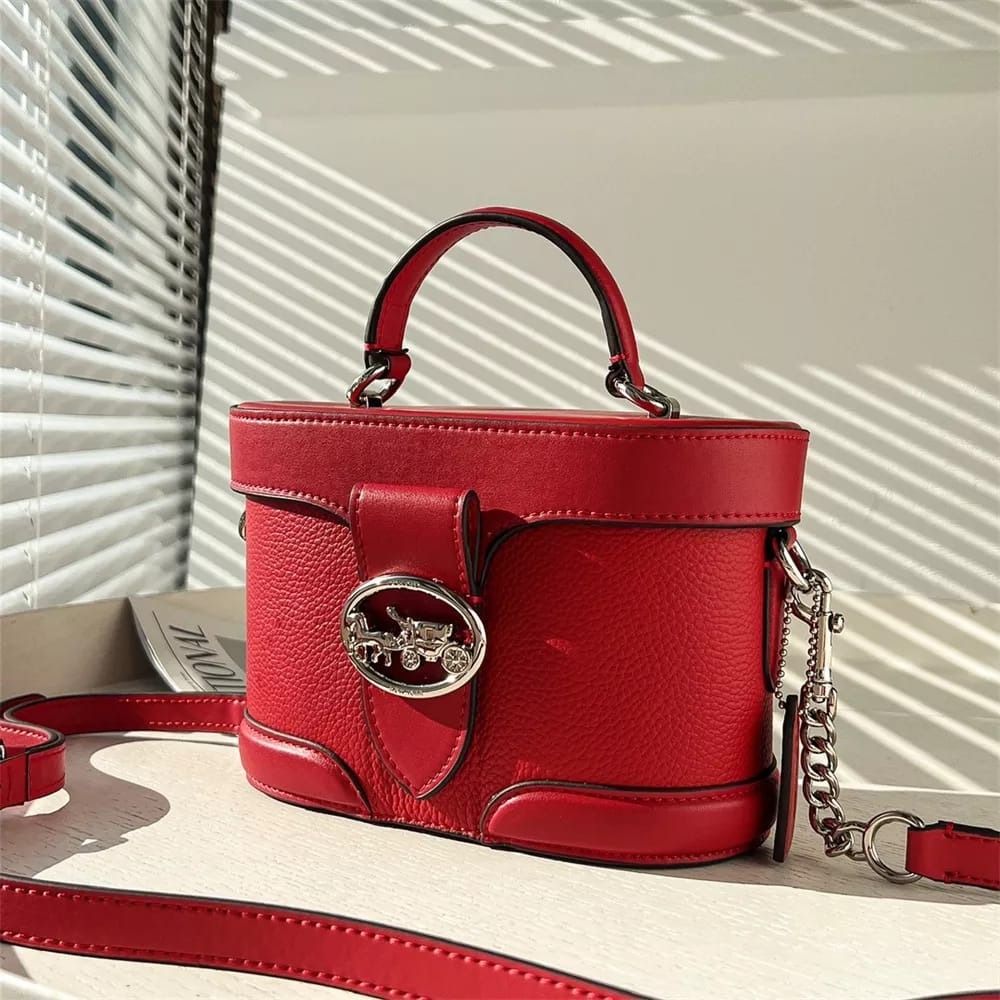 Coach Georgie Gem Crossbody In Blocked Signature Canvas Refined