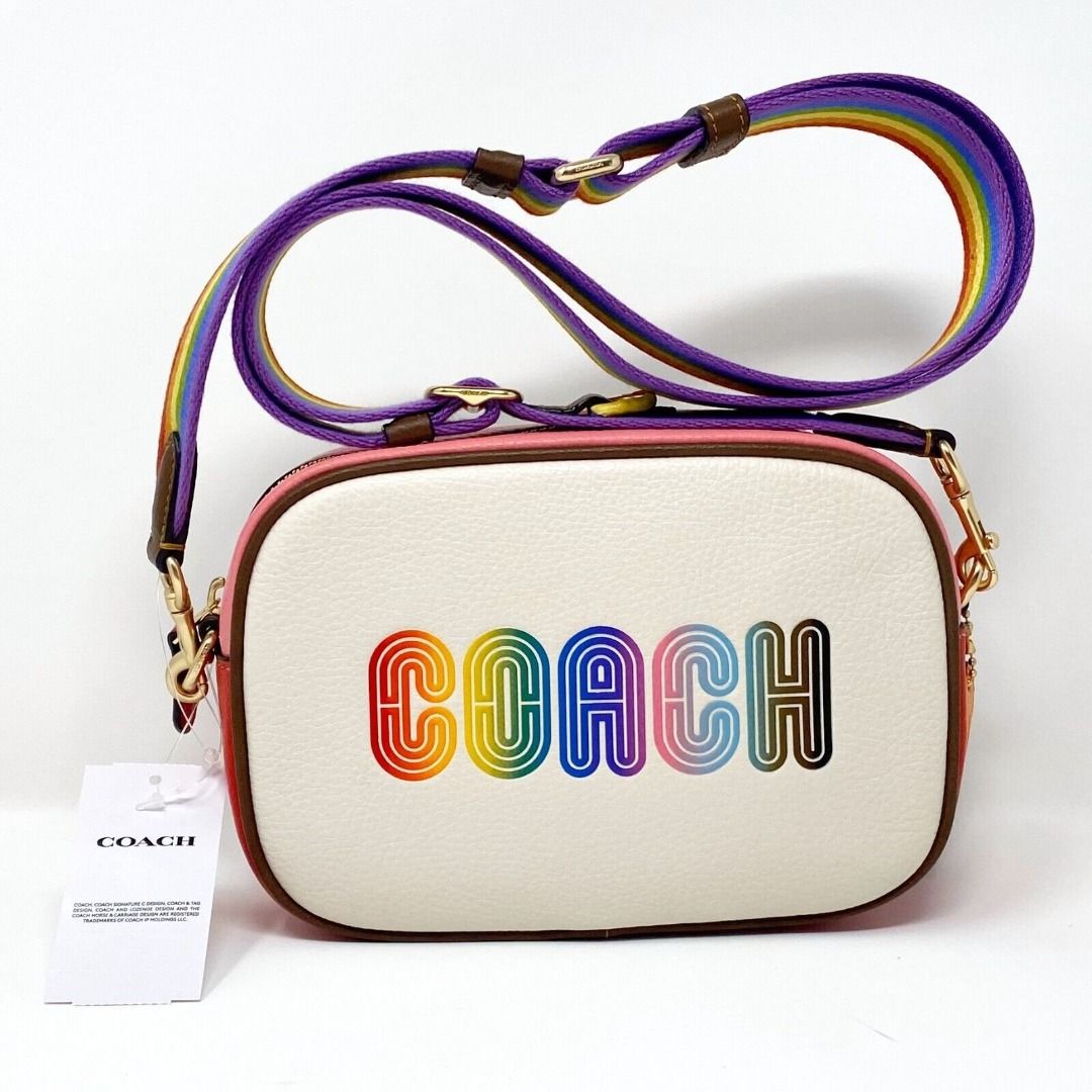 Coach rainbow camera bag store