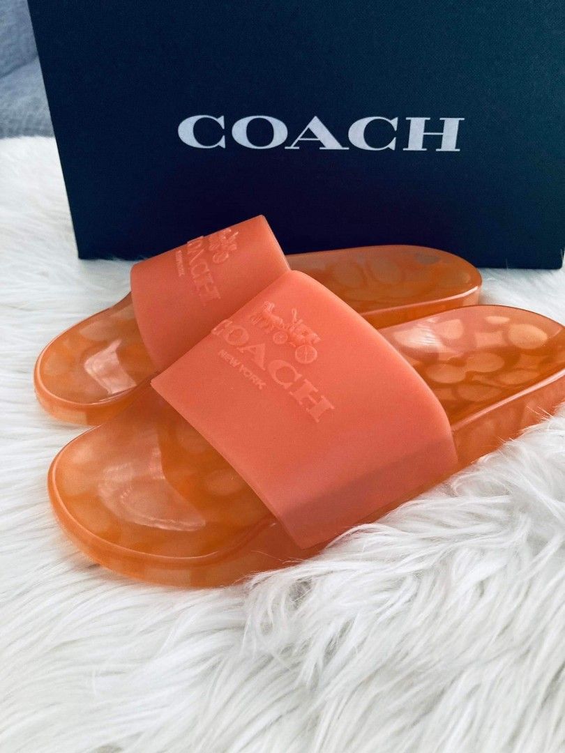 Coach Ulyssa Rubber Slide US6 on Carousell