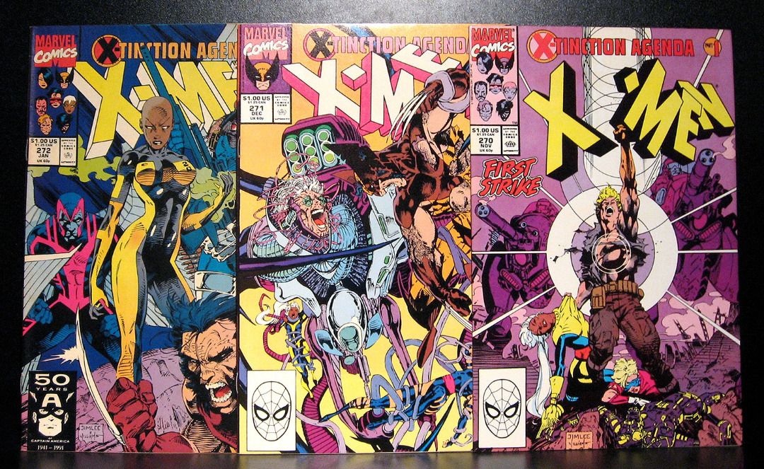 COMICS Marvel Uncanny XMen 270272 (1990), XTinction Agenda