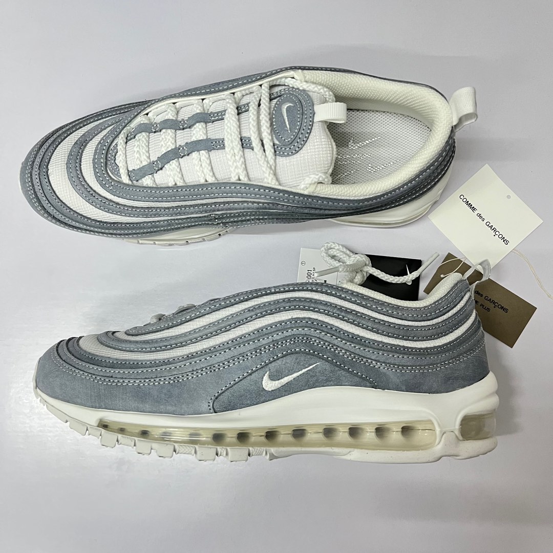 Comme des Garcons x Nike Air Max 97 灰色, 他的時尚, 鞋, 運動鞋在