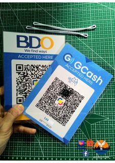 Customized Scan to Pay QR Code Signage for GCash and others