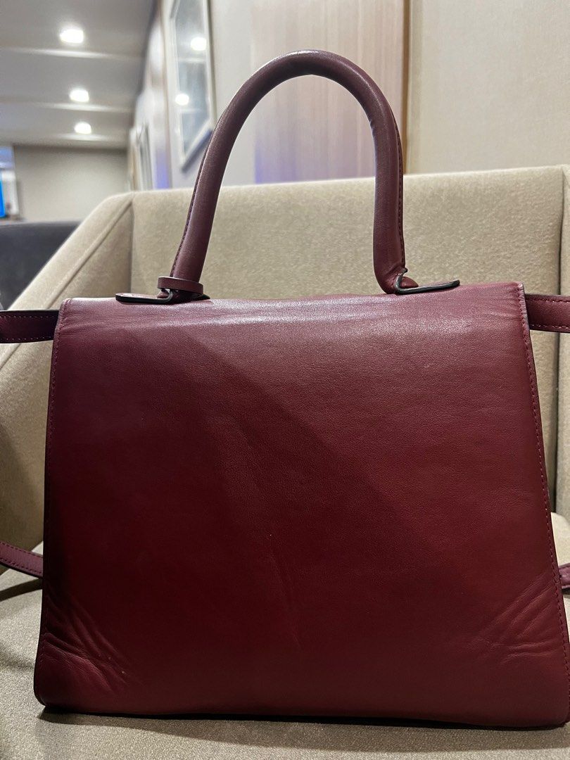 Delvaux 1829 (Category: Luxury Bags & Wallets) located in Cavite. Submitted by lujoylasjoyas (Listing ID 1223875044, Image 3). Description: Interior: Excellent condition With Mirror Some creases on front and back as picture shown. With dustbag.