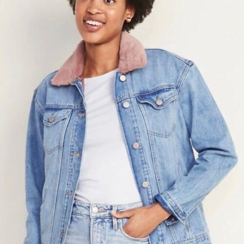 Denim fur Coat Women s Fashion Coats Jackets and Outerwear on