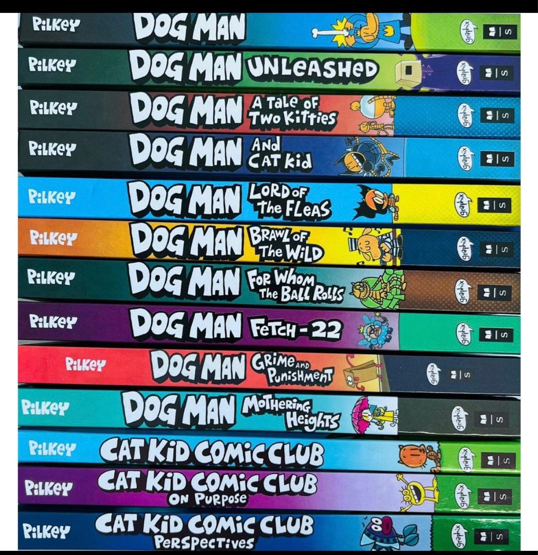 Dog Man books collection by Dav Pilkey, Hobbies & Toys, Books