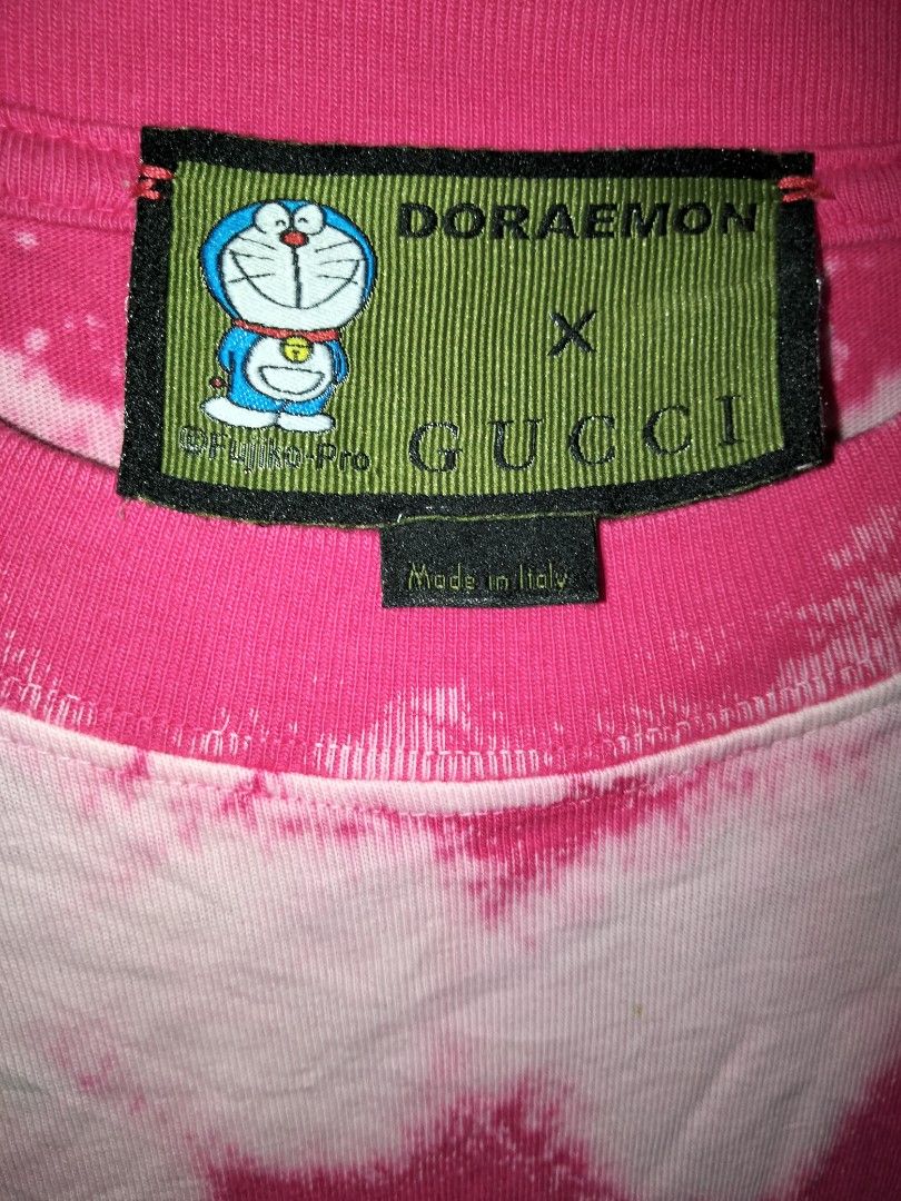 DORAEMON X GUCCI, Men's Fashion, Tops & Sets, Tshirts & Polo Shirts on