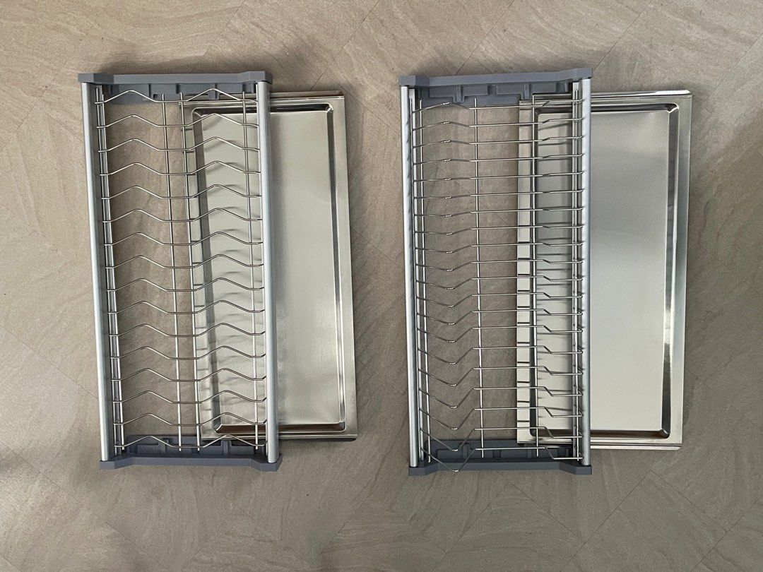 Double tier dish rack Hafele kitchen drying rack, Furniture