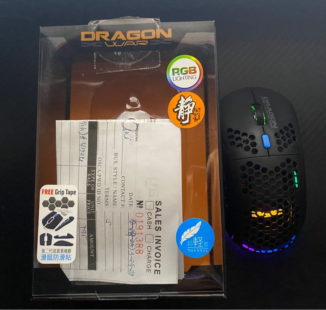 Dragonwar Infinity RGB Gaming Wireless Mouse on Carousell