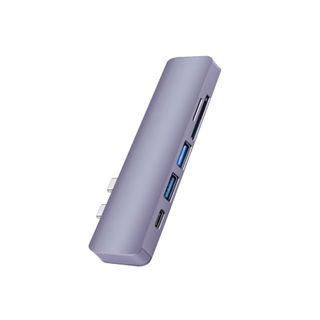 Dual USB C hub  5 in 1  Port Hub for MacBook Pro, MacBook /Air