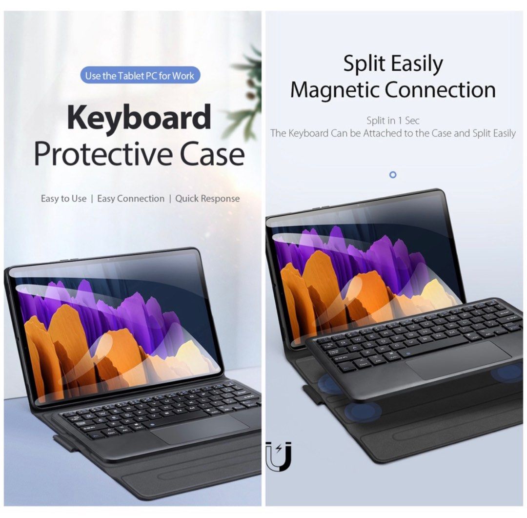 DUX DUCIS Wireless Bluetooth Keyboard Smart Flip, Computers & Tech