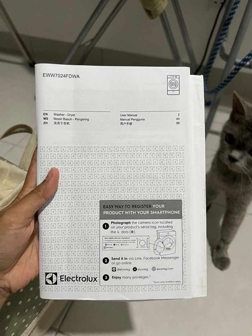 Electrolux Ultimate Care Front Load Washer Dryer (7 Kg/5 Kg