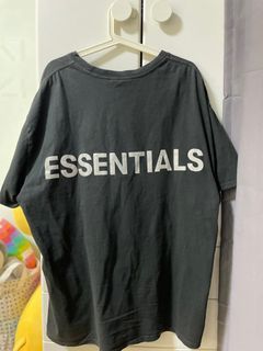 Fear of God Essentials Los Angeles 3M Boxy T-Shirt Black - FW19 - US