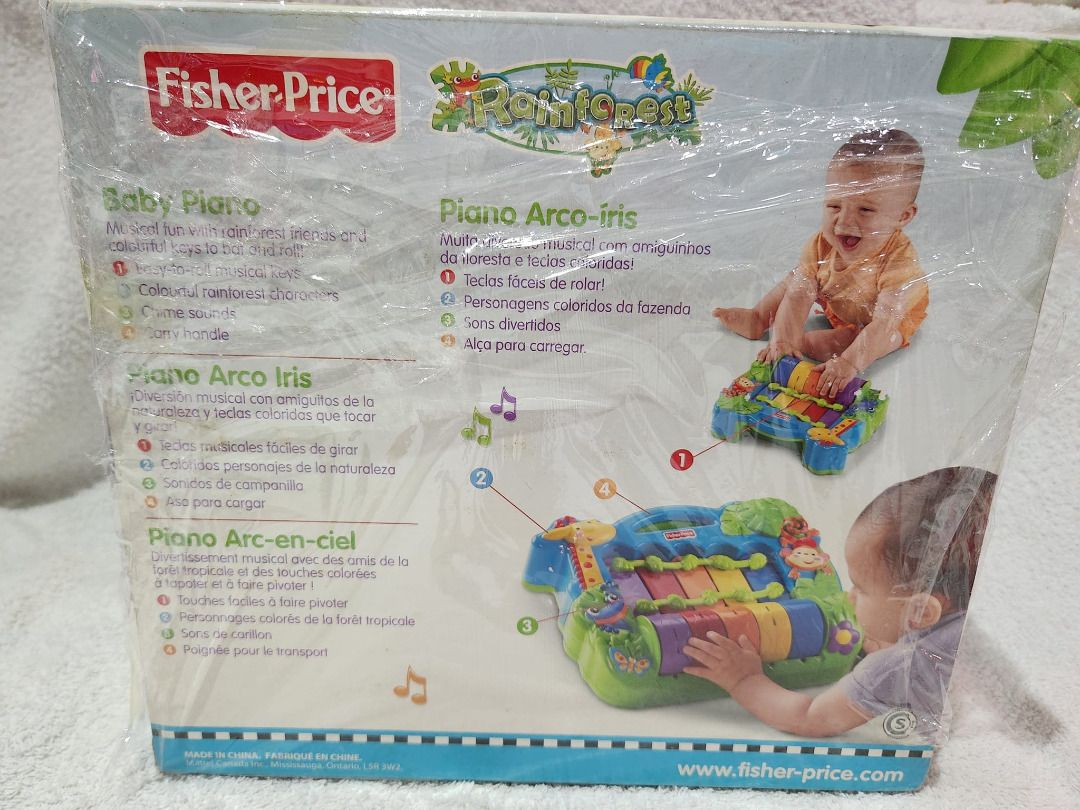 Fisher price store rainforest rainbow piano