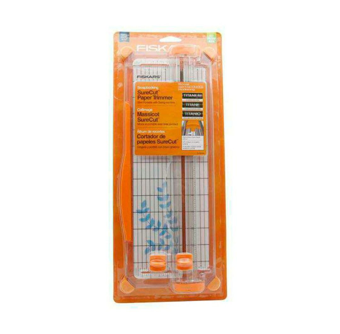 Fiskars SureCut Paper Trimmer, 12 inch, Hobbies & Toys, Stationery
