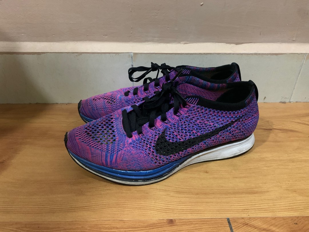Nike flyknit discount racer purple