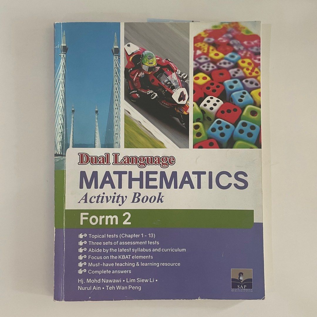 Form 2 Maths Exercise Book PT3 KSSM, Hobbies & Toys, Books & Magazines