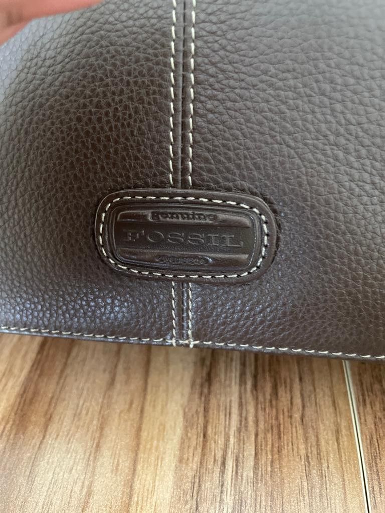 Fossil Leather Toiletry Bag