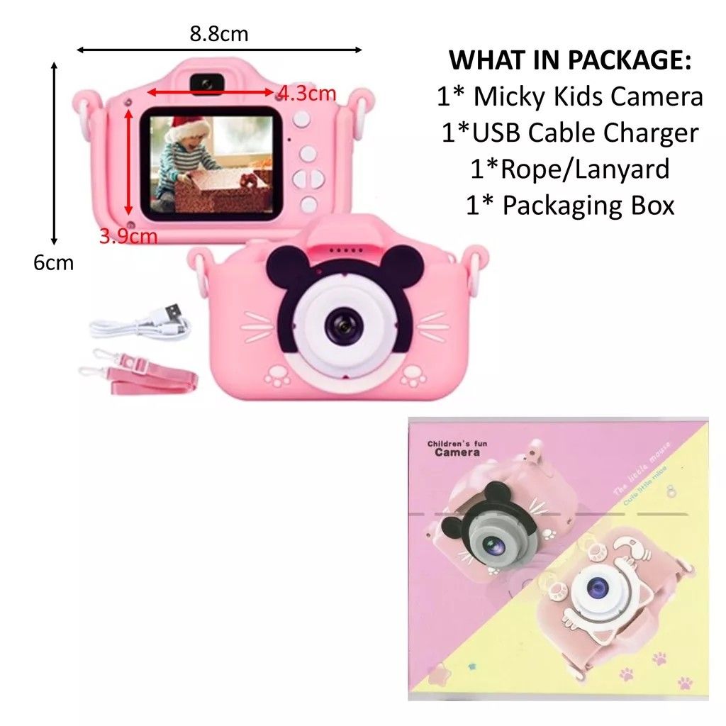 *FREE POST to West Malaysia only / Ready Stock* Kids Mini Digital