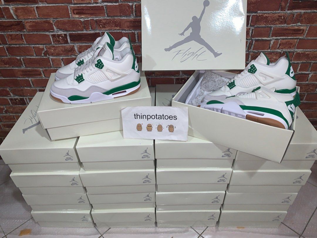 FULL SIZES Nike SB x Air Jordan 4 Pine Green