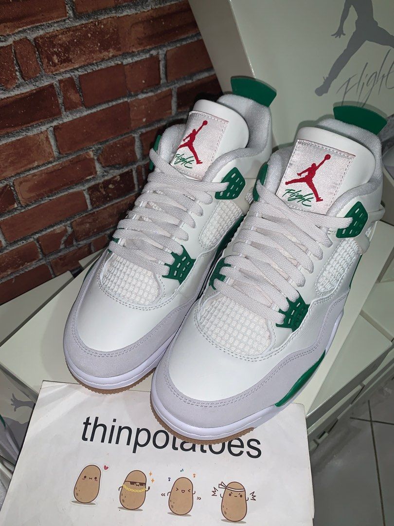 Air jordan 4 classic green new arrivals