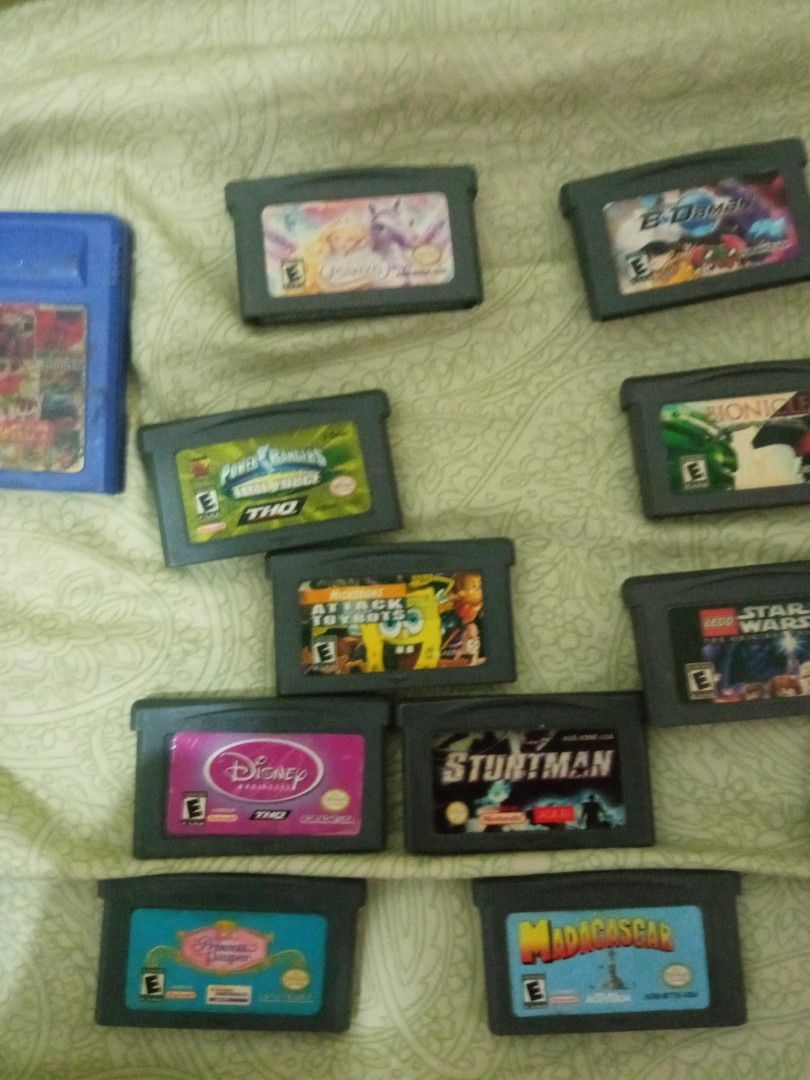 gba games (Category: Nintendo) located in Batangas. Submitted by ambetband13 (Listing ID 1223782836, Image 3). Description: pick nalang kayo murang price nalang.