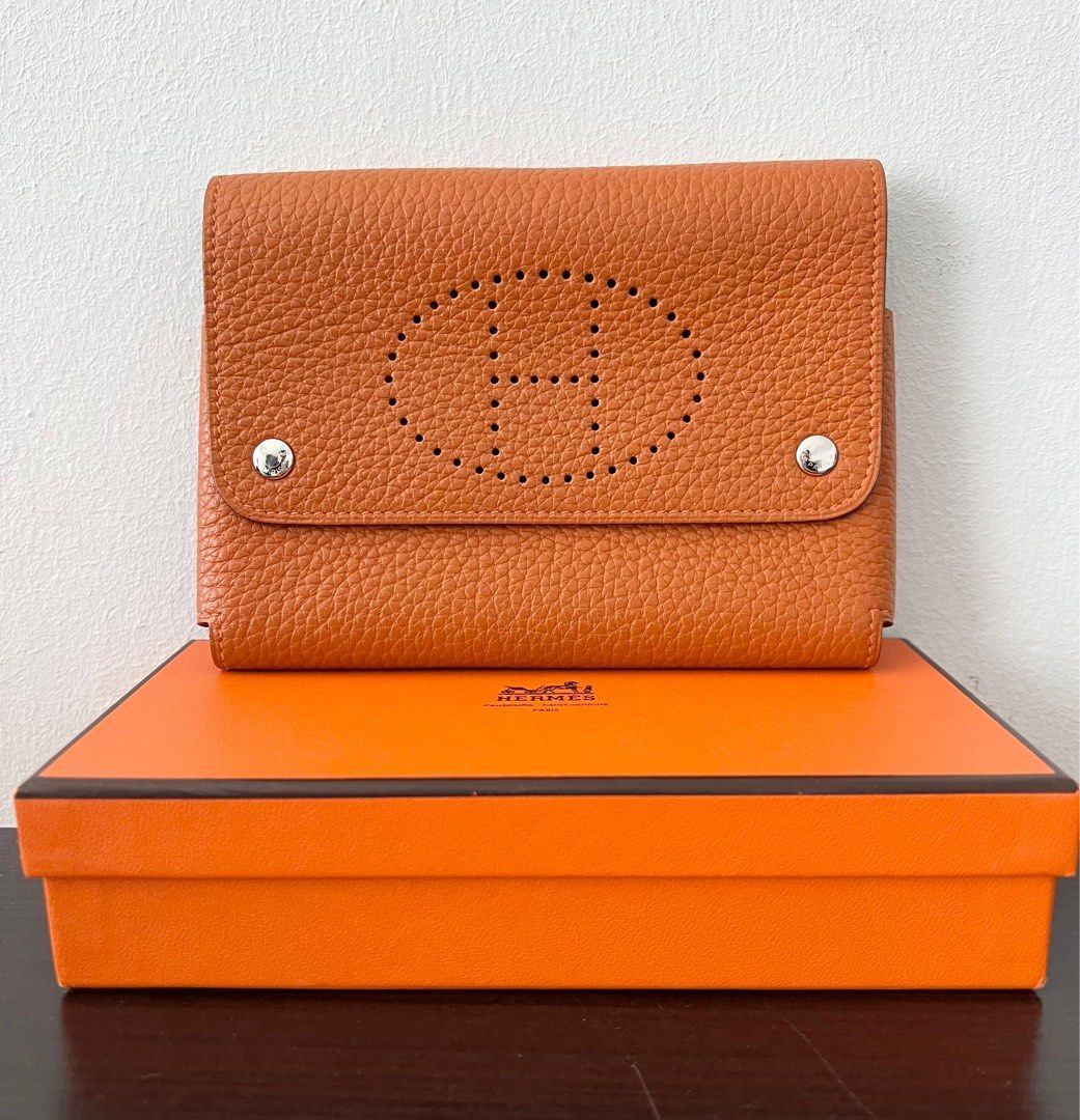HERMES Leather Case, Luxury, Bags & Wallets on Carousell