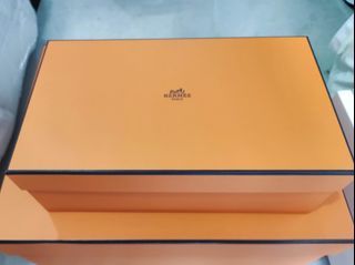Louis Vuitton Orange Empty Large magnetic close Box 36x26x13cm(Limited  EDITION)